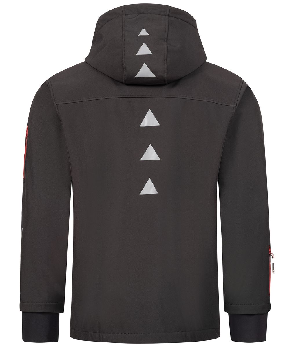 Funktionale Softshell Outdoor-Jacke mit Kapuze