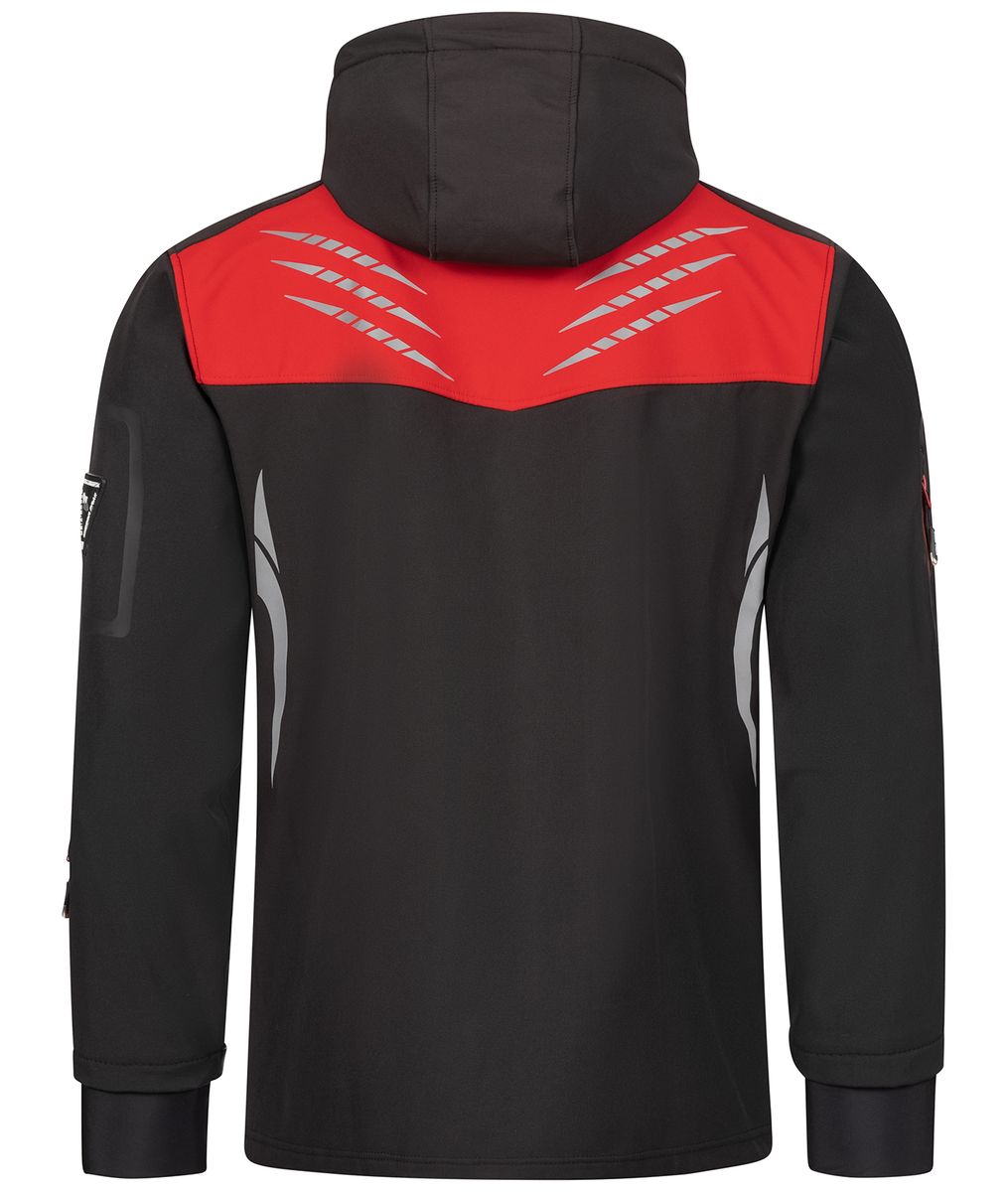 Funktionale Softshell Outdoor-Jacke mit Kapuze
