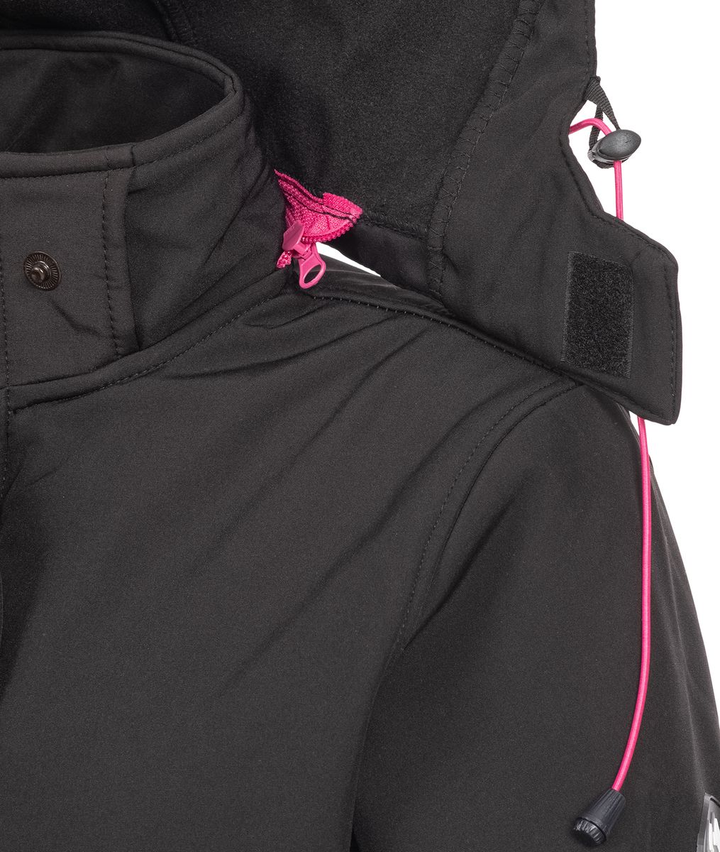 Funktionale Softshell Outdoor-Jacke mit Kapuze