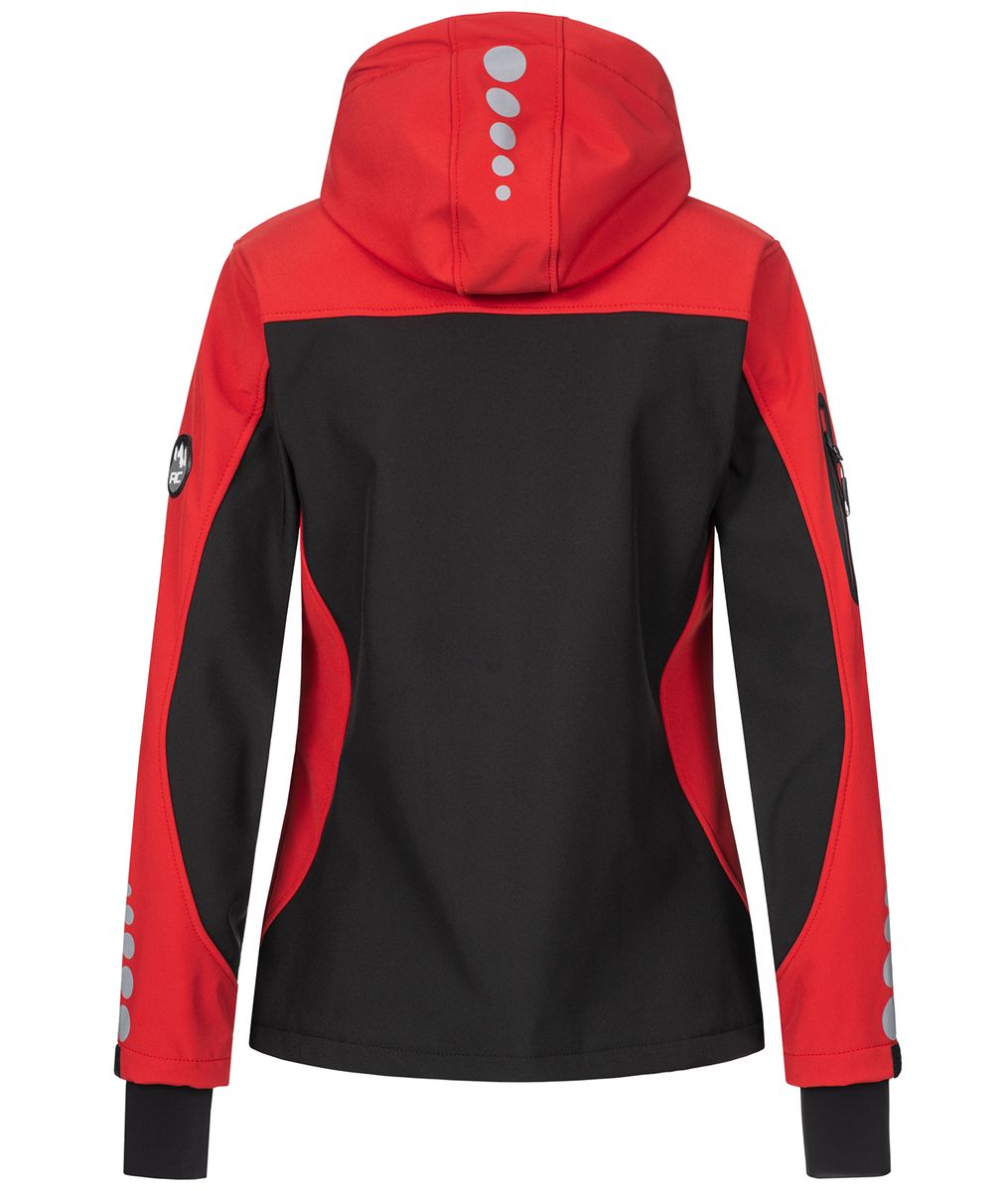 Funktionale Softshell Outdoor-Jacke mit Kapuze