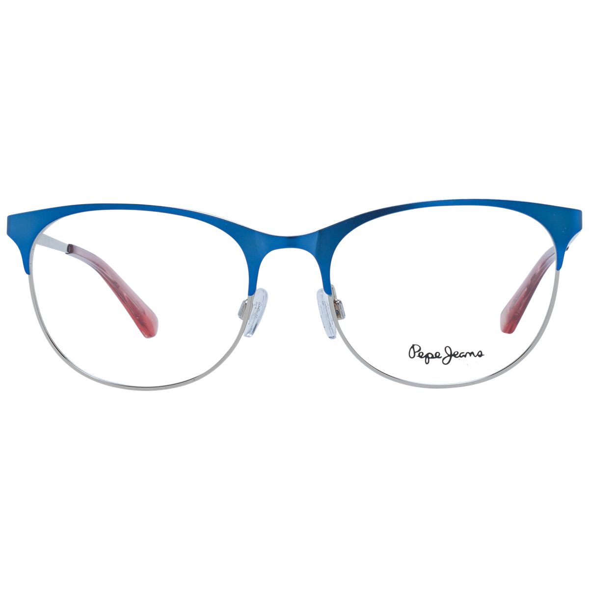 Elegante zweifarbige Browline-Brillenfassung