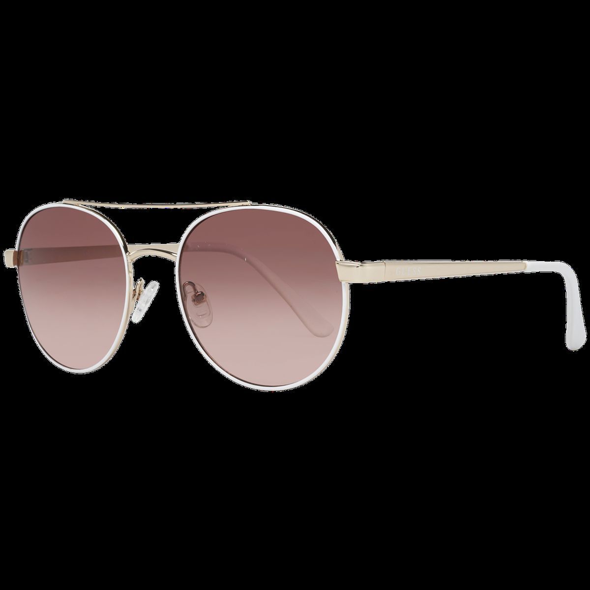 Elegante ovale Doppelsteg-Sonnenbrille