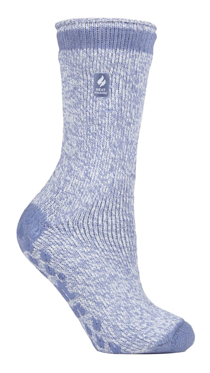 Dicke Thermo-Hüttensocken mit Anti-Rutsch-Noppen