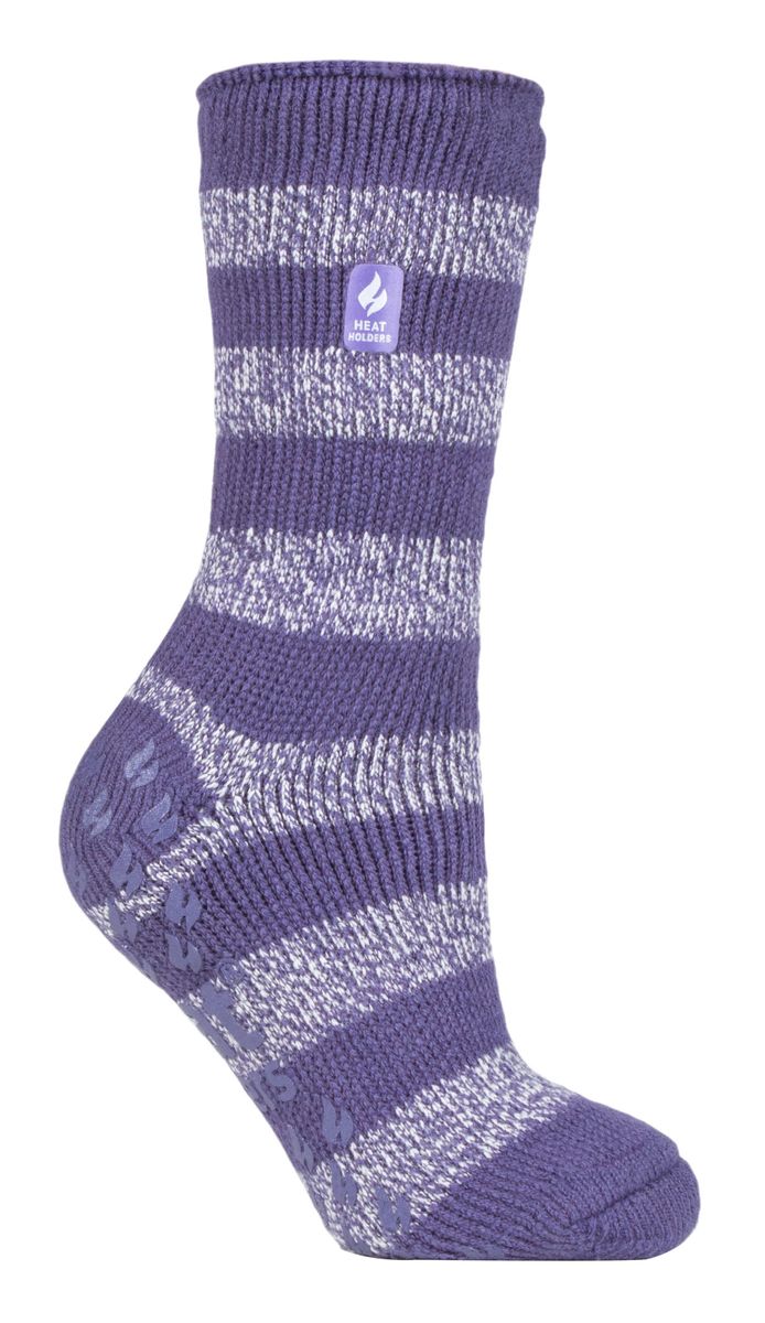Dicke Thermo-Hüttensocken mit Anti-Rutsch-Noppen