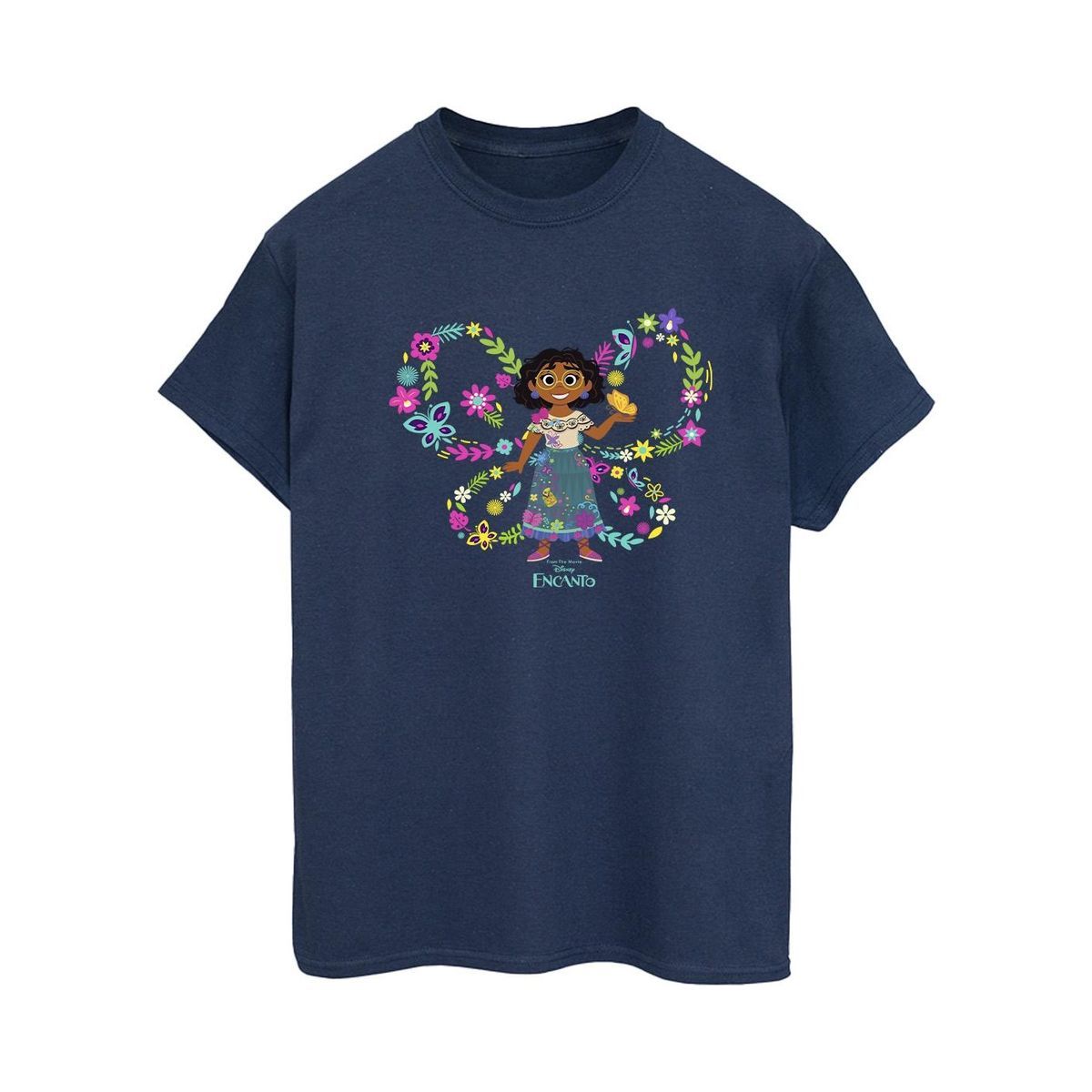 T-Shirt mit Mirabel Blumen-Schmetterling-Print