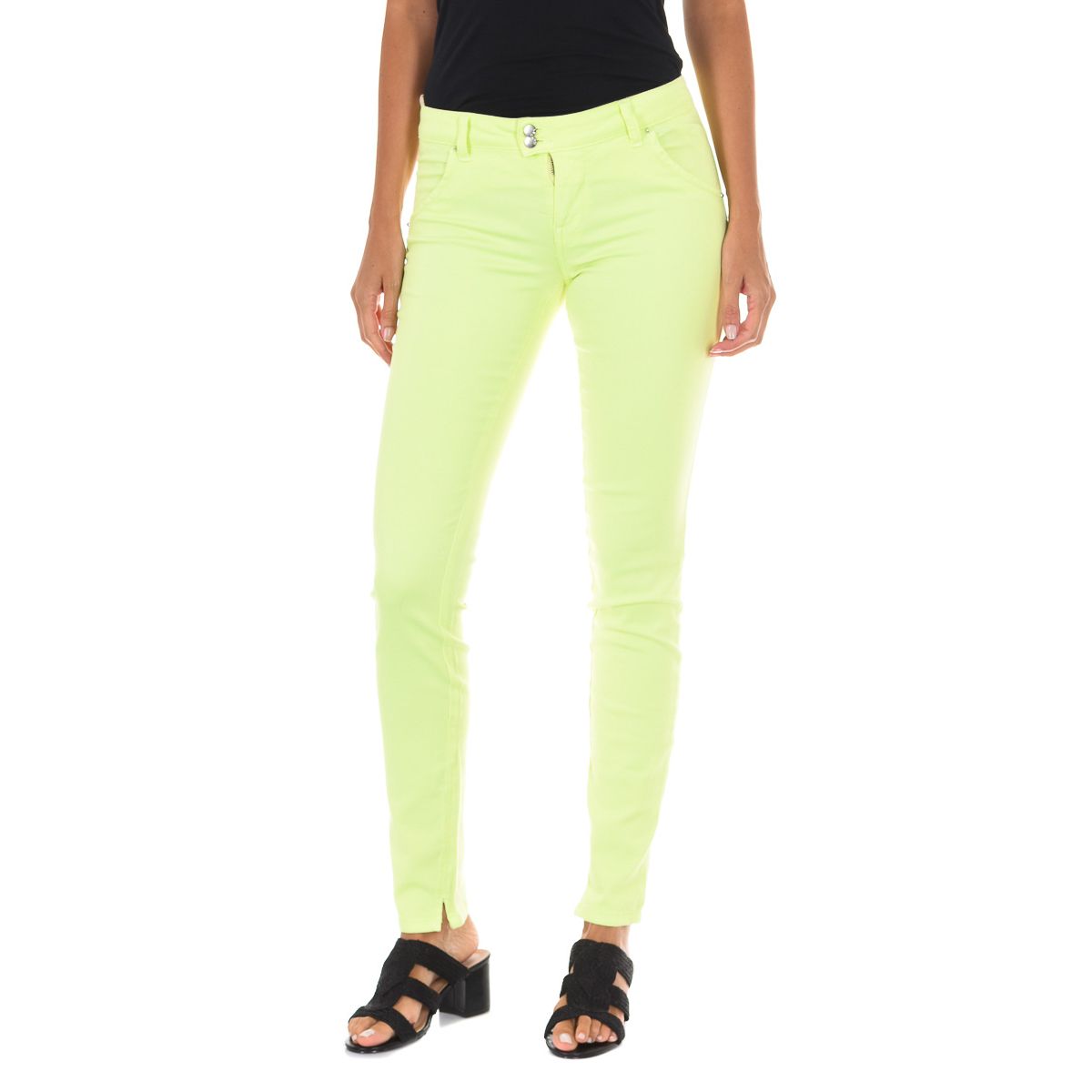 Hüfthose im Slim Fit Chino-Stil