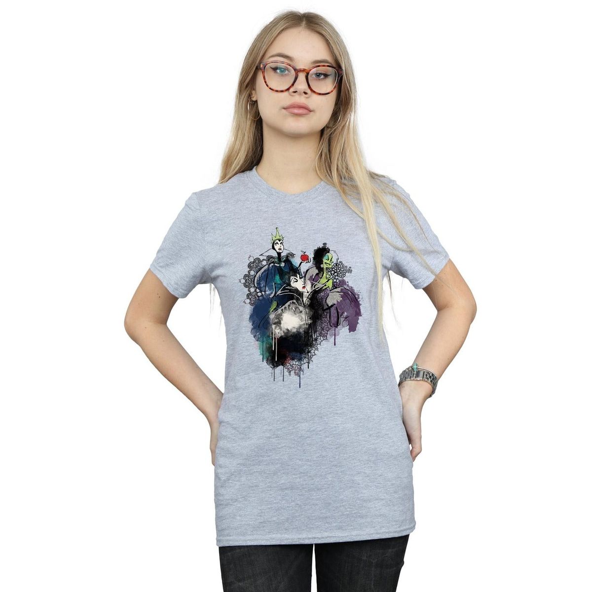 Disney Villains Skizze Grafik-T-Shirt