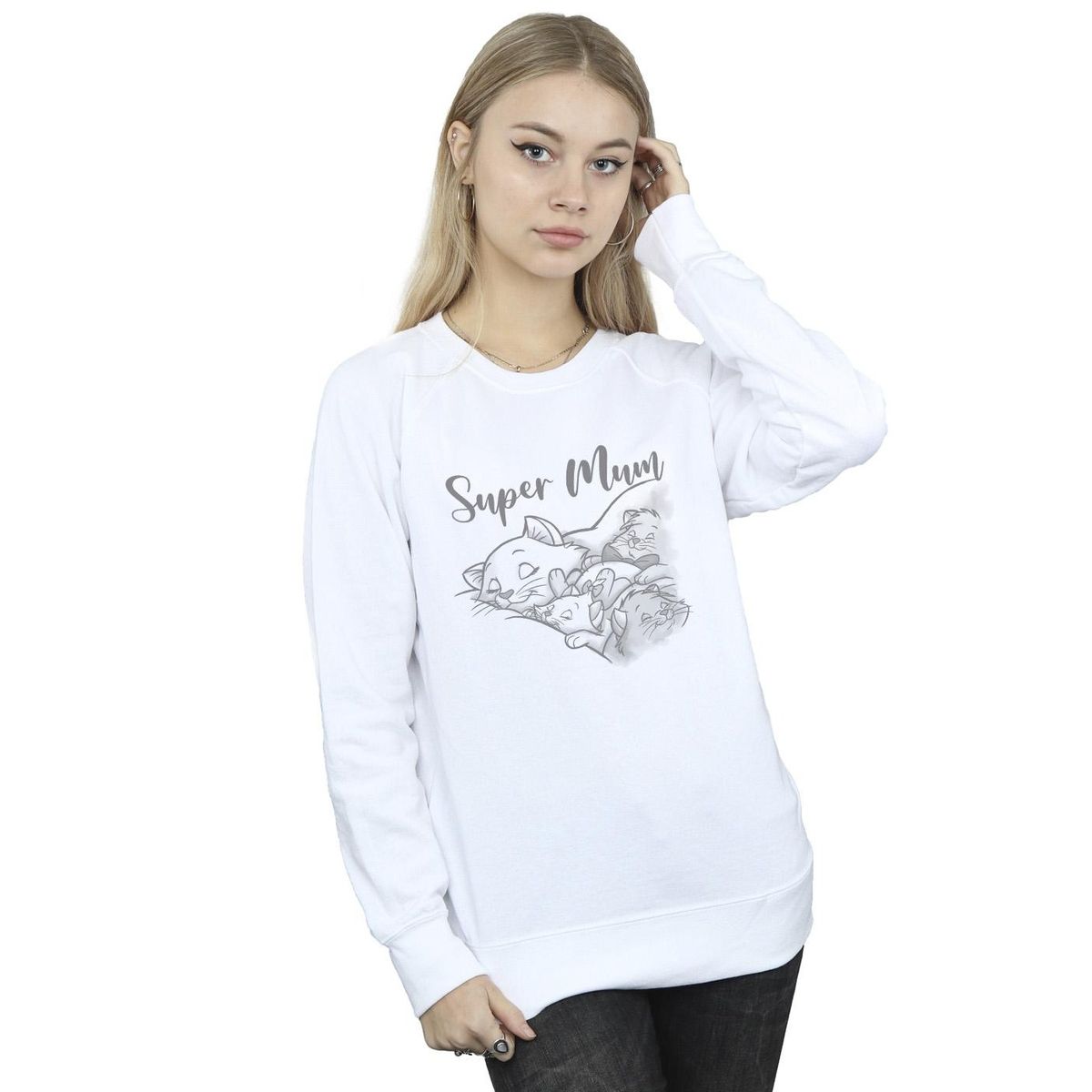 Marie Super Mum Grafik-Pullover