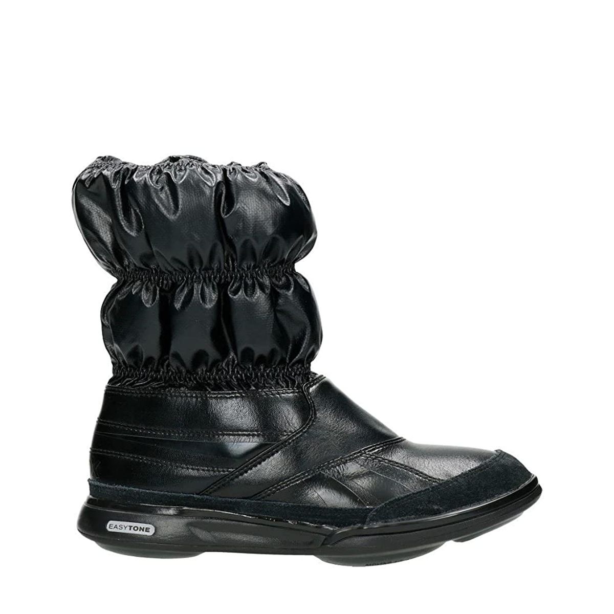 Wattierte Winterstiefel zum Schlüpfen