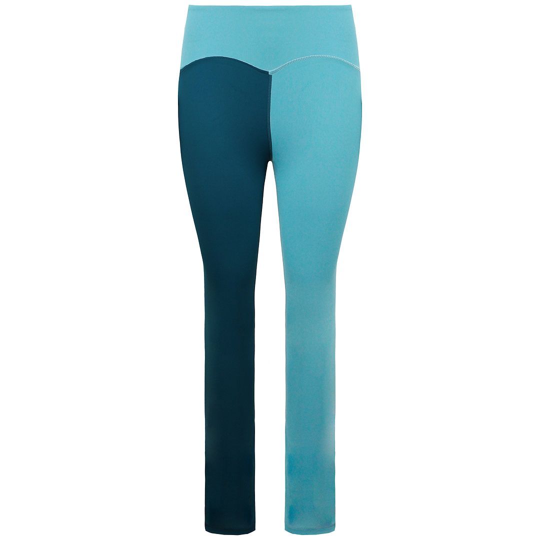 Hoch taillierte Active-Leggings mit Blockfarben