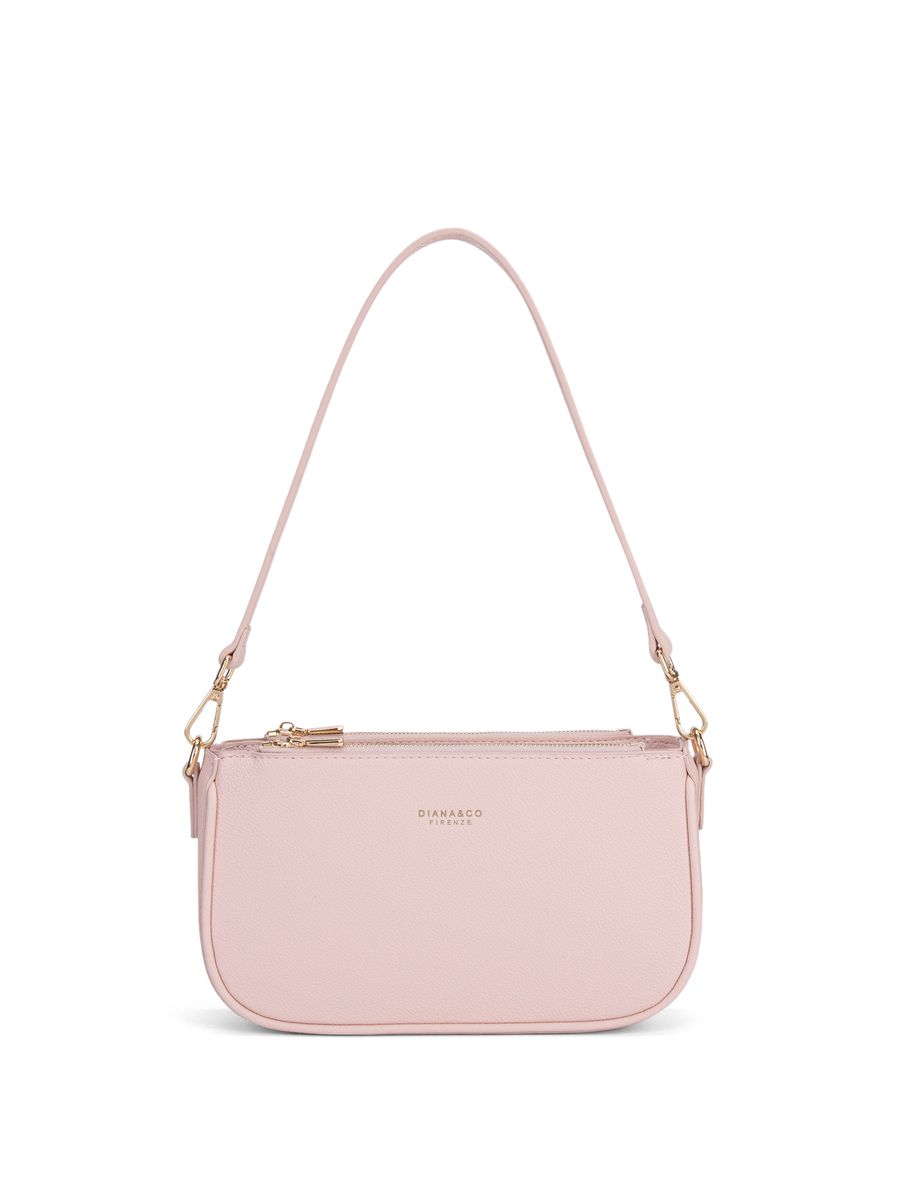 Minimalistische Tasche aus genarbtem Kunstleder