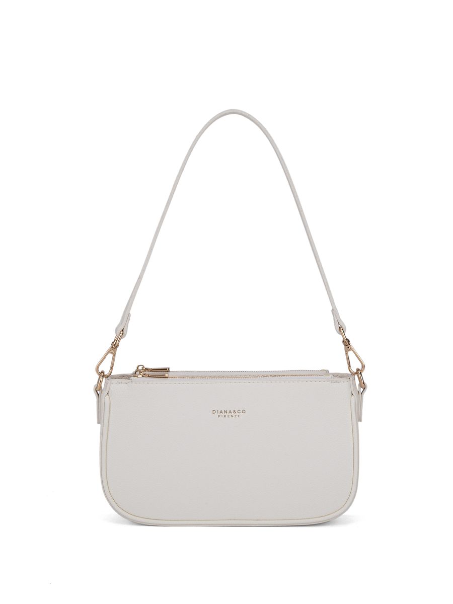 Minimalistische Tasche aus genarbtem Kunstleder