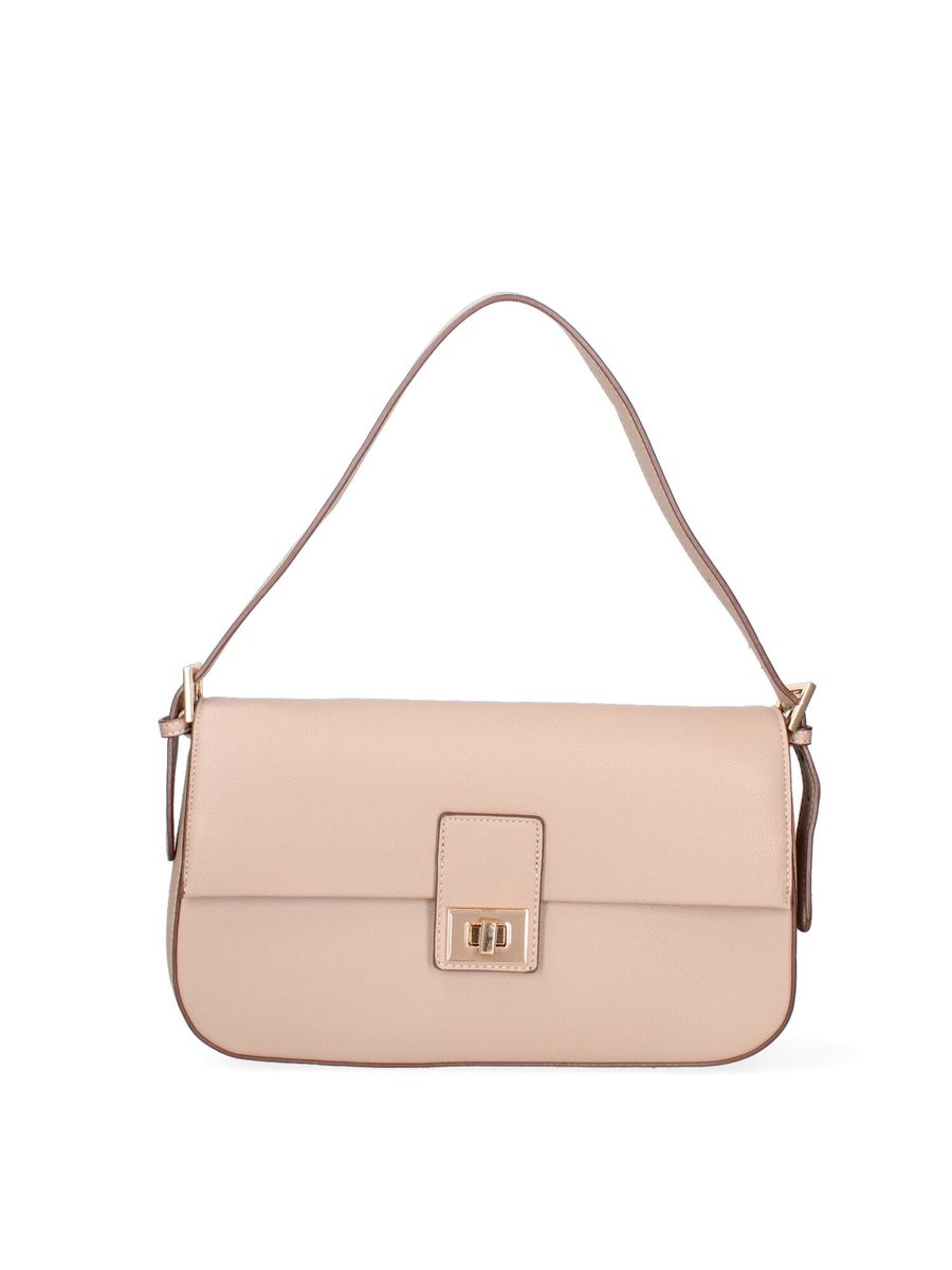 Minimalistische Tasche aus genarbtem Kunstleder