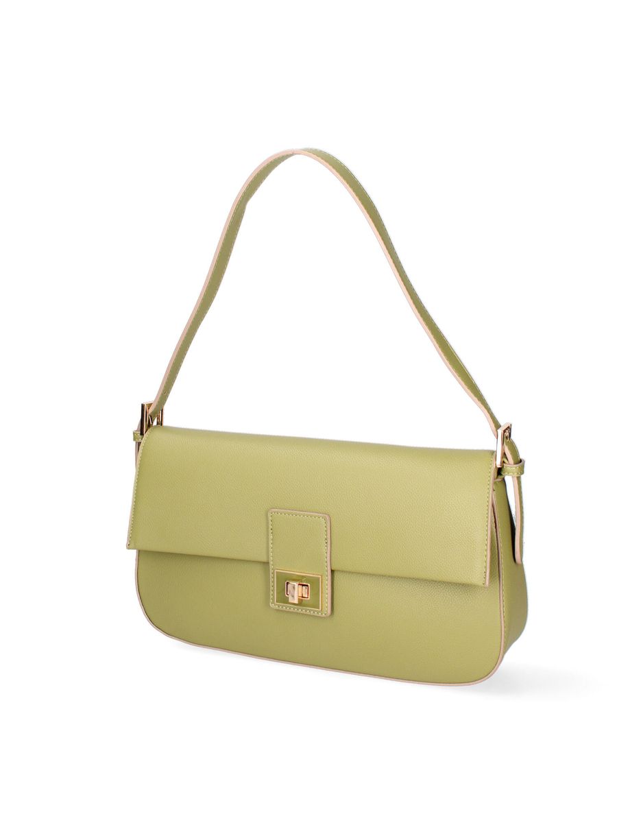 Minimalistische Tasche aus genarbtem Kunstleder