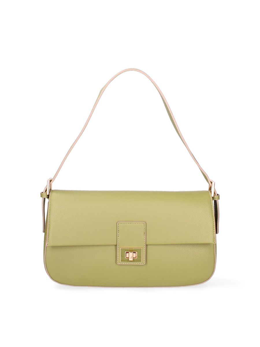 Minimalistische Tasche aus genarbtem Kunstleder