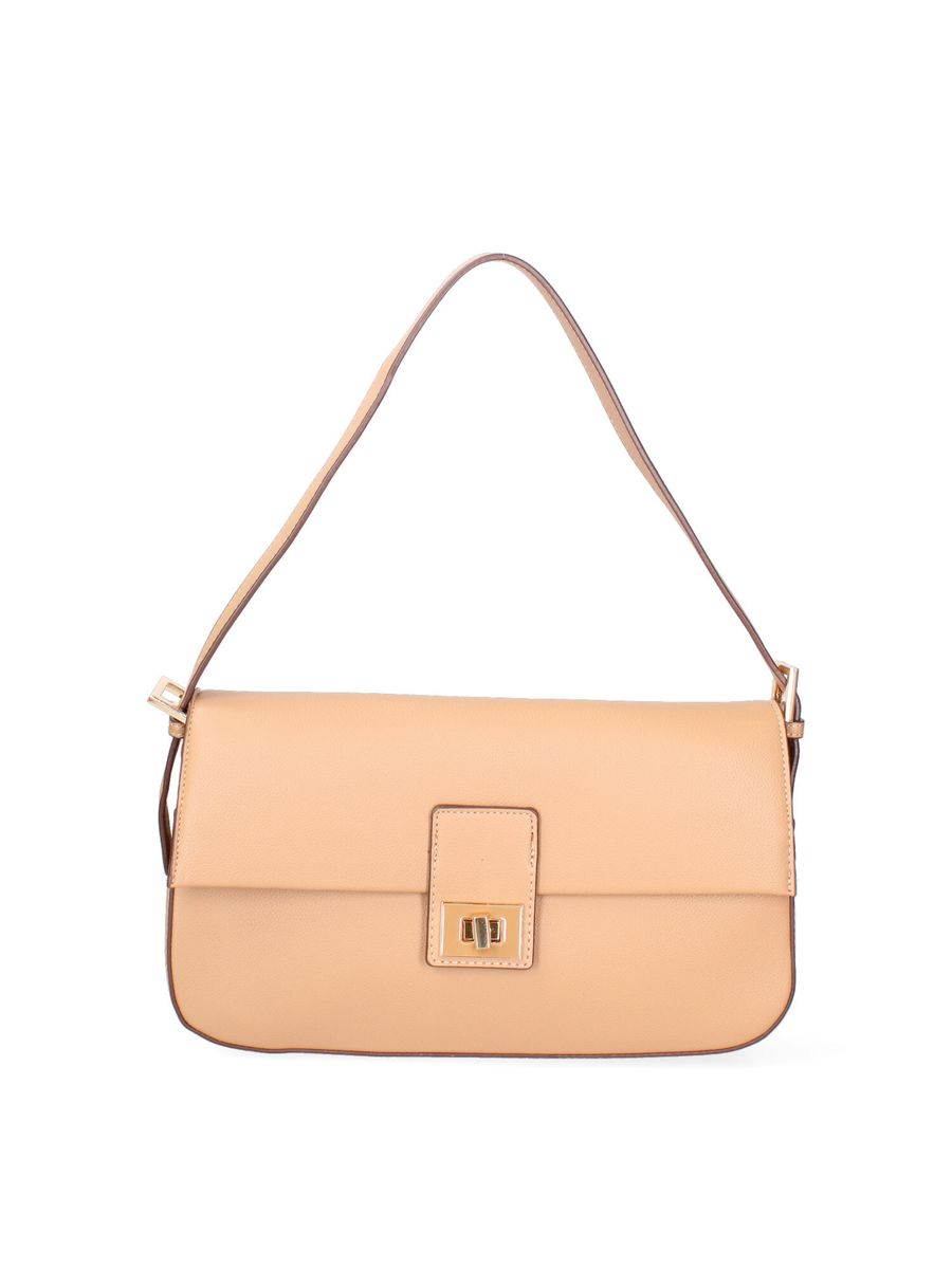 Minimalistische Tasche aus genarbtem Kunstleder