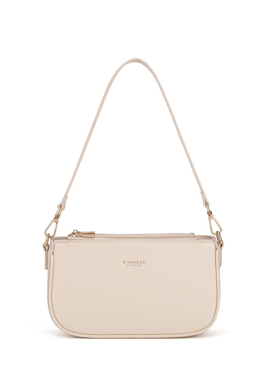 Minimalistische Tasche aus genarbtem Kunstleder