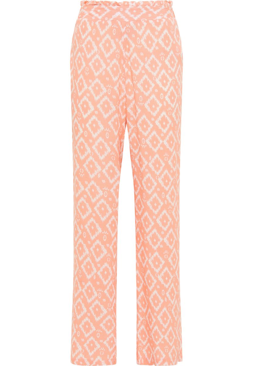 Hose mit weitem Bein im Ikat-Stil