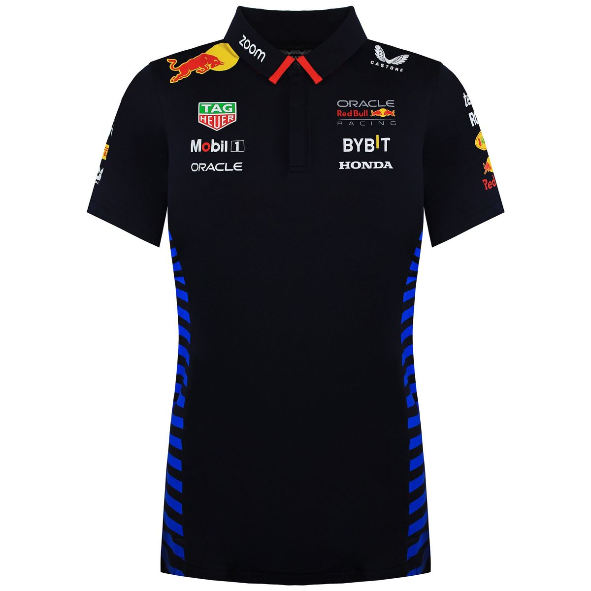 Rennsport-Polohemd mit Seiteneinsätzen