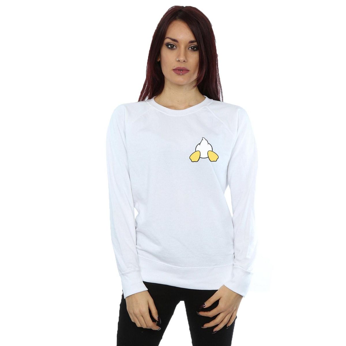 Donald Duck Rückenansicht Grafik-Sweater