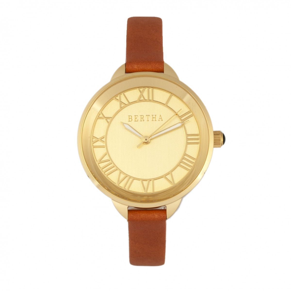 Madison Sonnenschliff Lederarmbanduhr