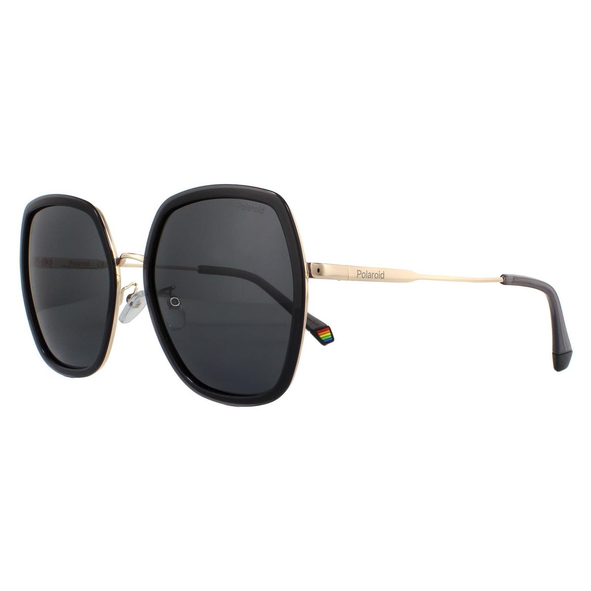 Polarisierte Sechseck-Sonnenbrille in Übergröße