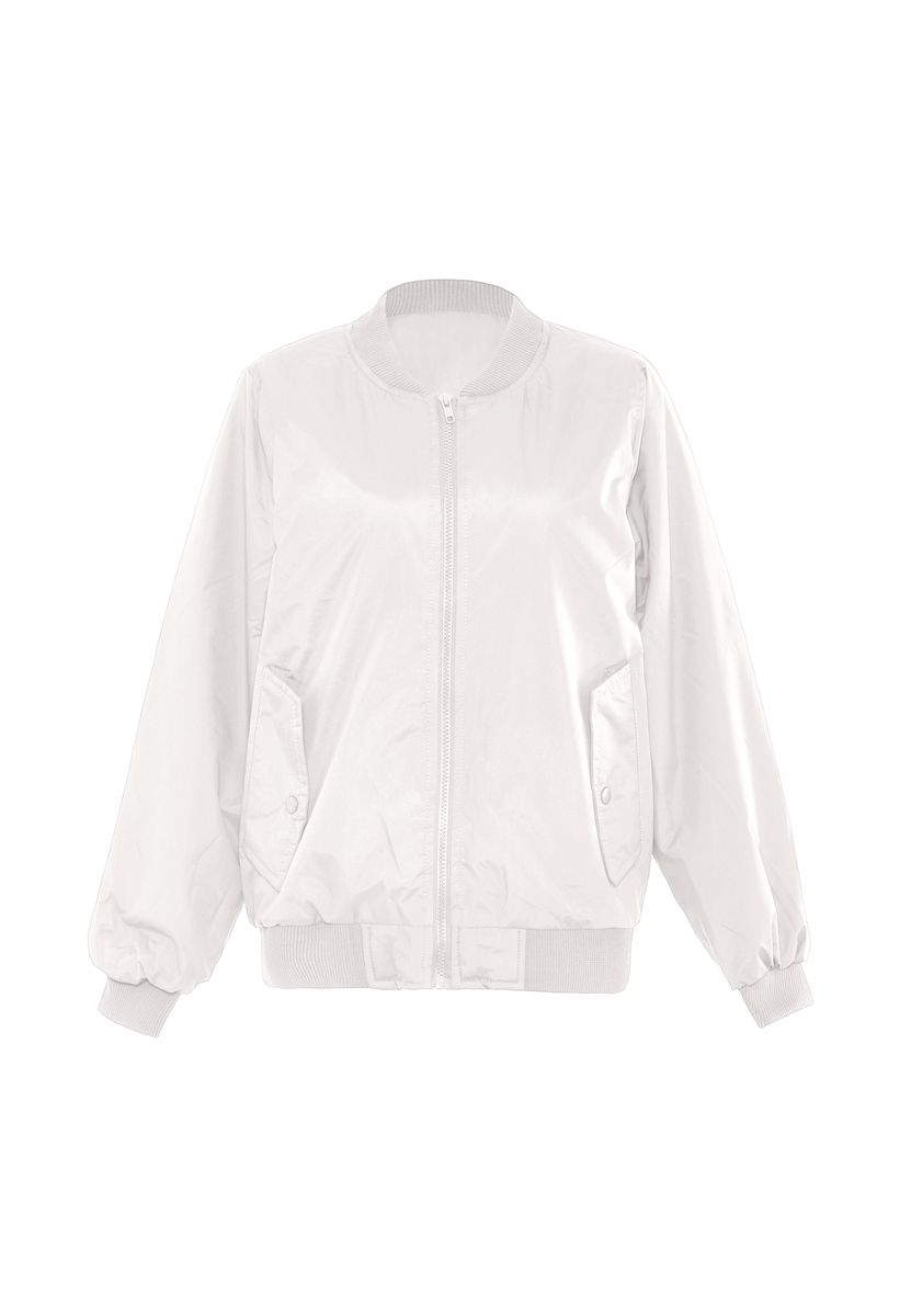 Leichte Blousonjacke mit Satin-Finish