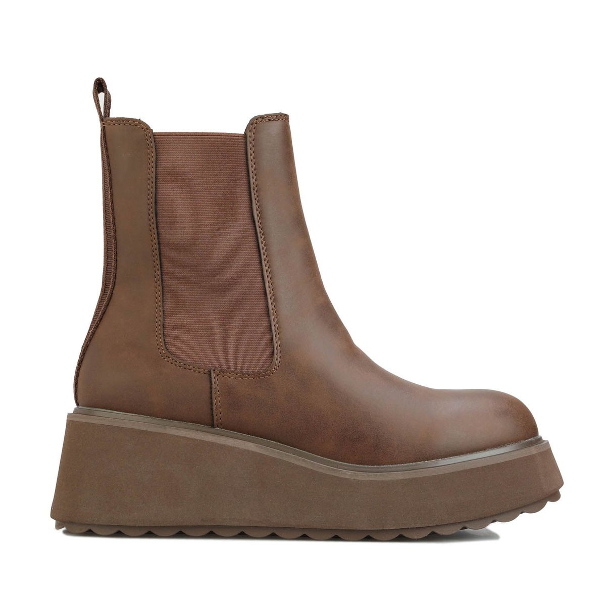 Klobige Plateau-Chelsea-Boots