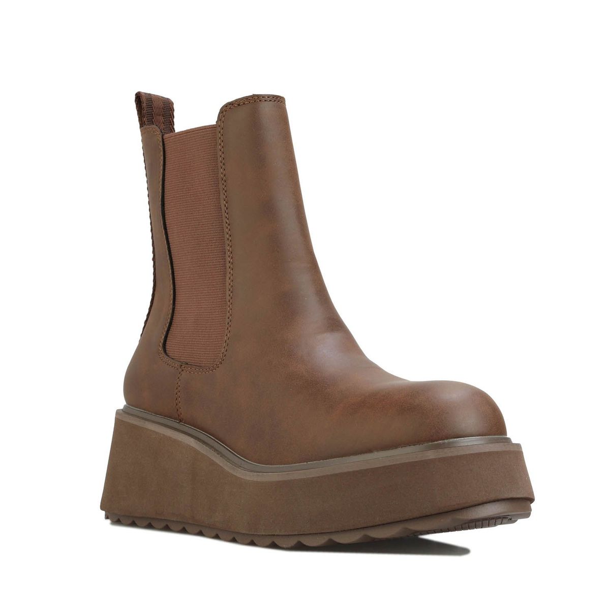 Klobige Plateau-Chelsea-Boots
