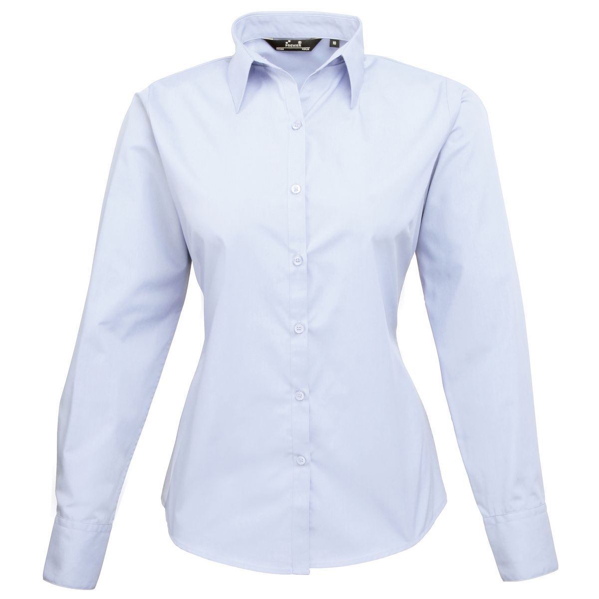 Klassische Taillierte Popeline-Bluse