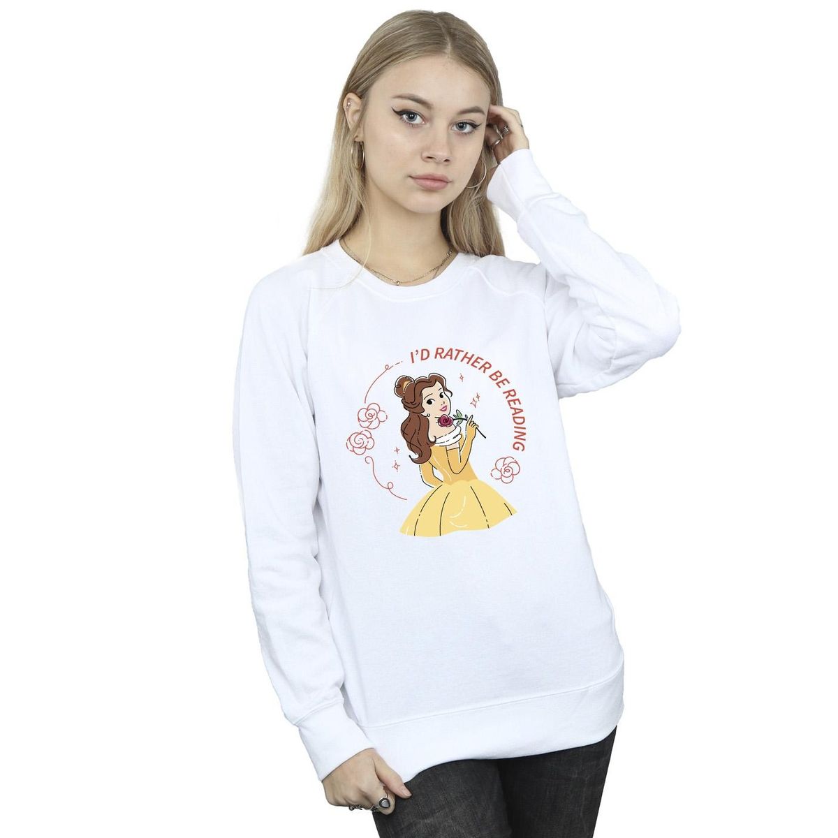 Grafik-Sweatshirt mit Belle-Print