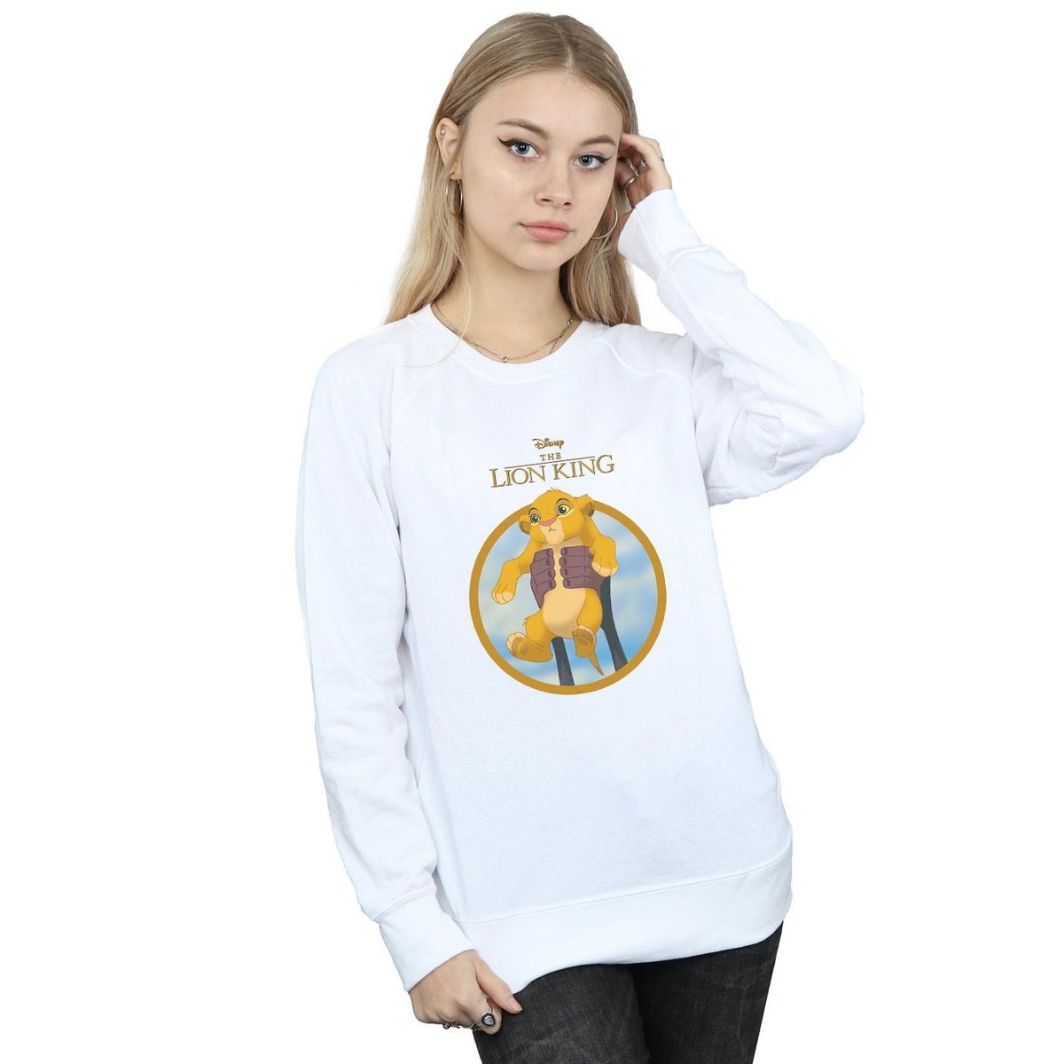 Löwenkönig Grafik-Print Sweatshirt