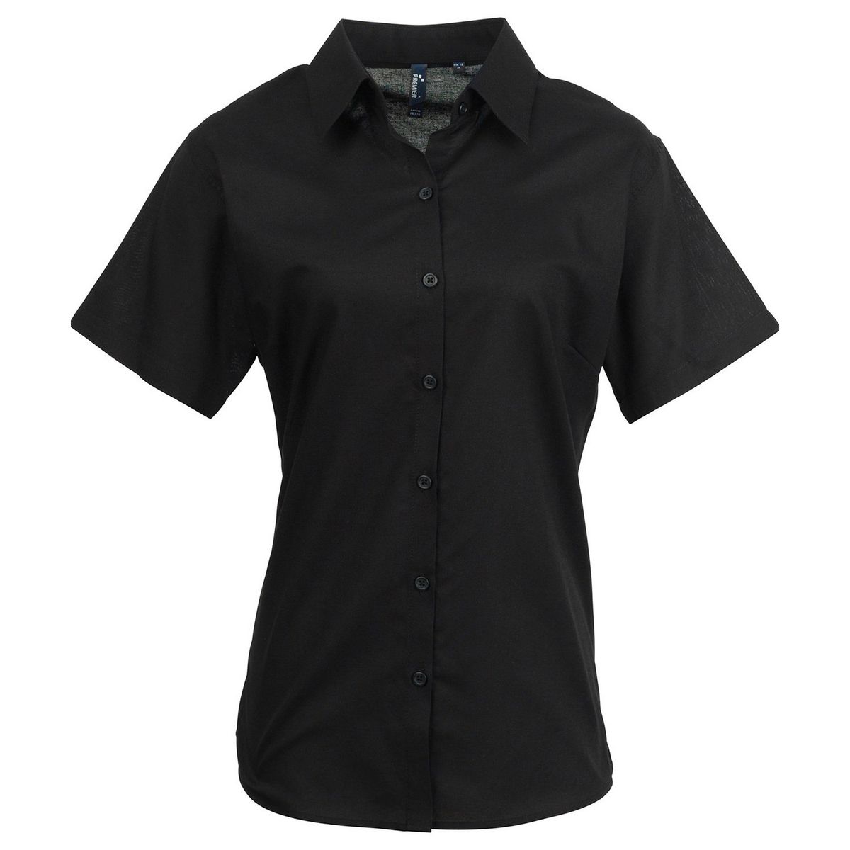 Klassische Kurzärmelige Oxford-Bluse