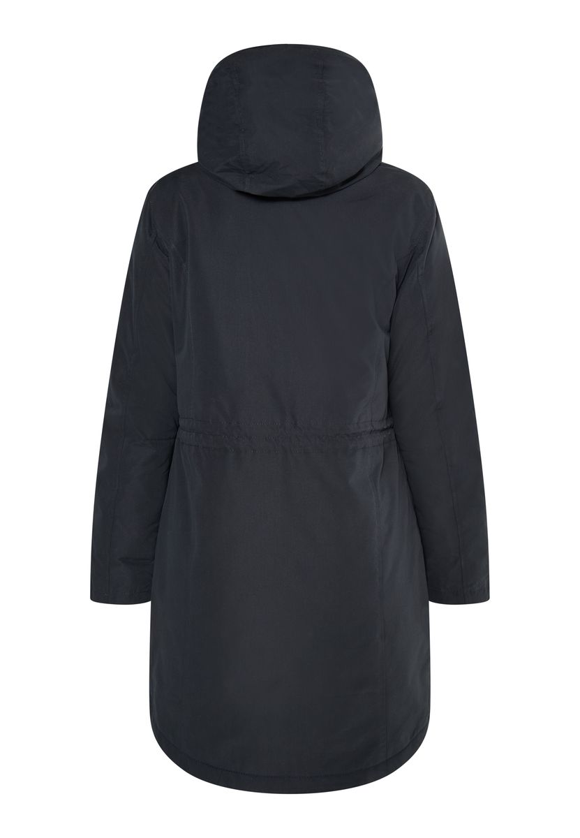 Wattierter Kurzparka mit Kapuze