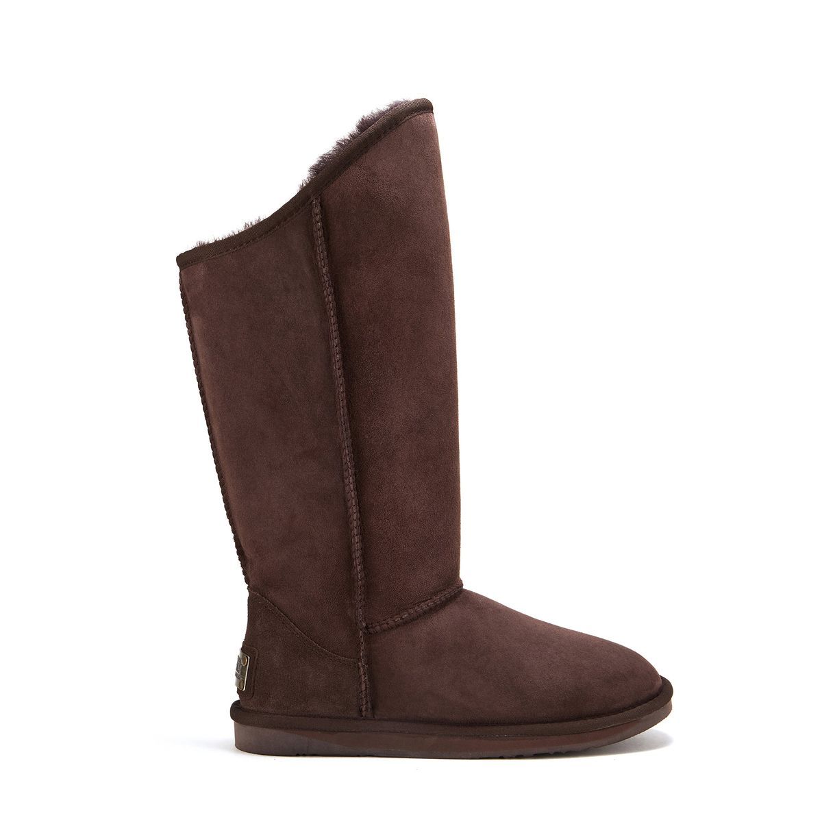 Gemütliche hohe Lammfellstiefel