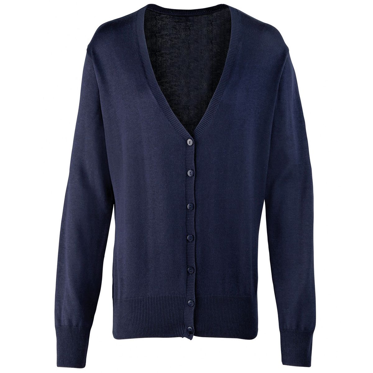 Feinstrick-Cardigan mit V-Ausschnitt