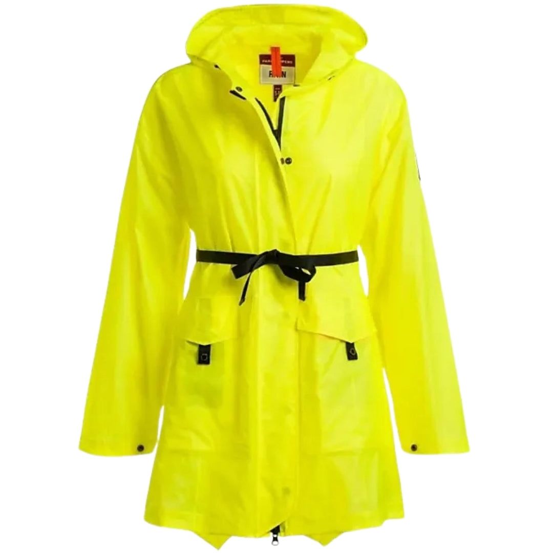 Wetterfester Kapuzenparka mit Gürtel