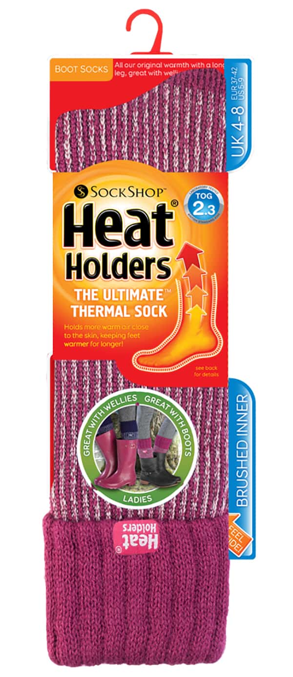 Thermostiefelsocken in Kniehöhe
