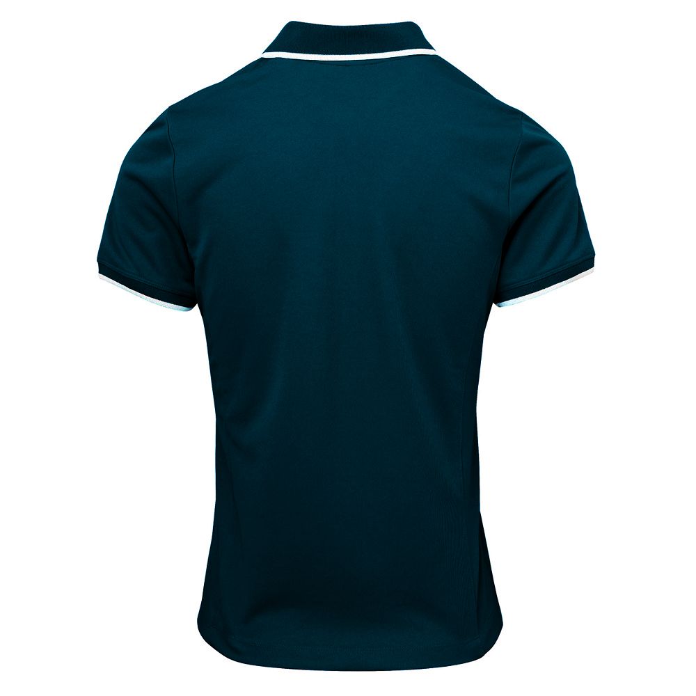 Feuchtigkeitsableitendes Kontrast-Pikee-Poloshirt