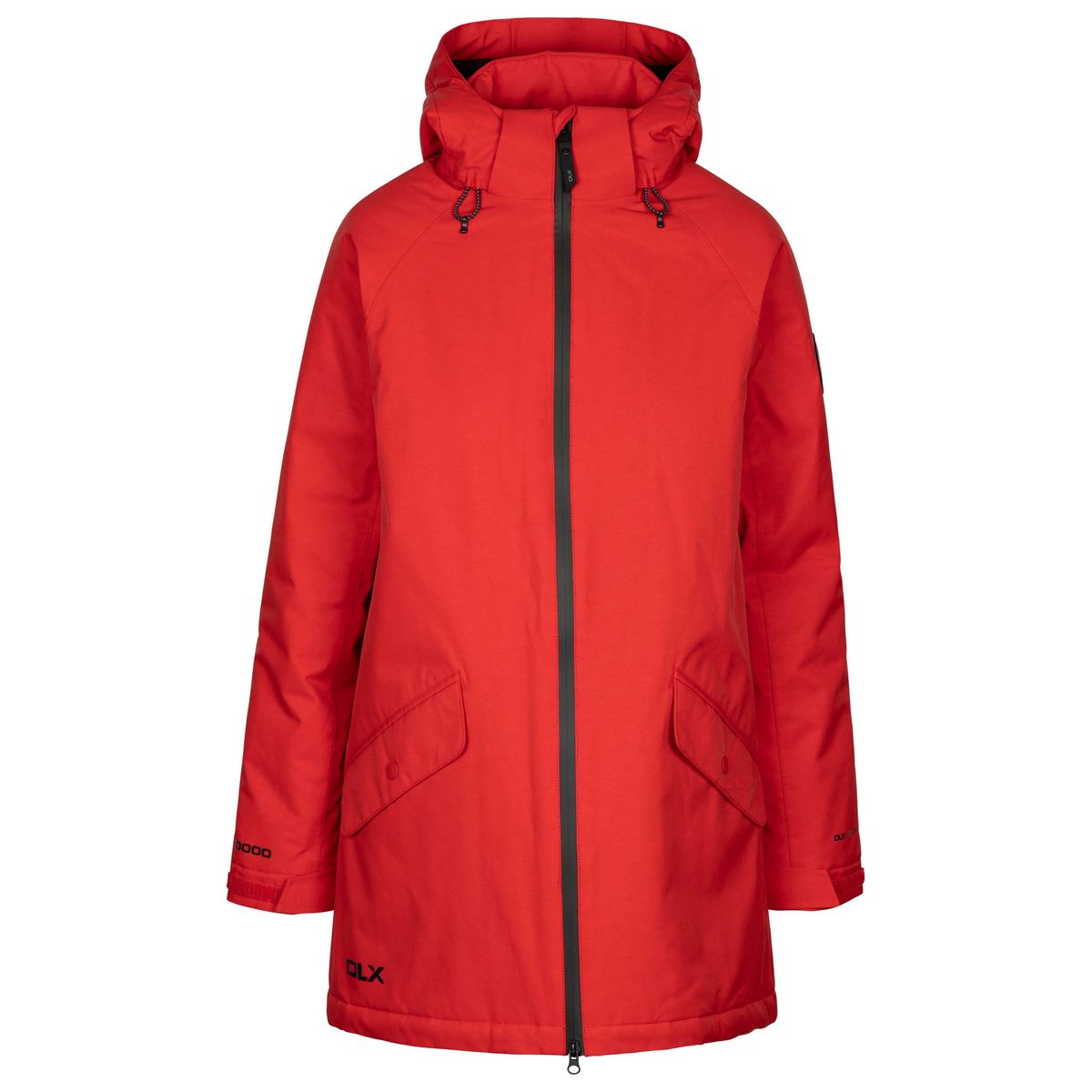 Wetterfester wattierter Parka mit Kapuze