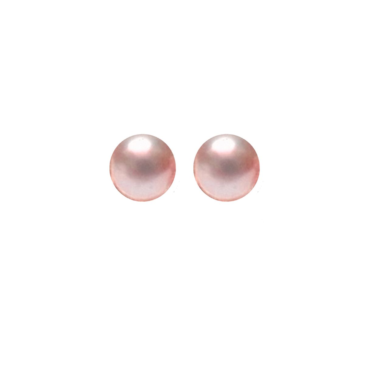 Elegante Naturperlen-Ohrstecker
