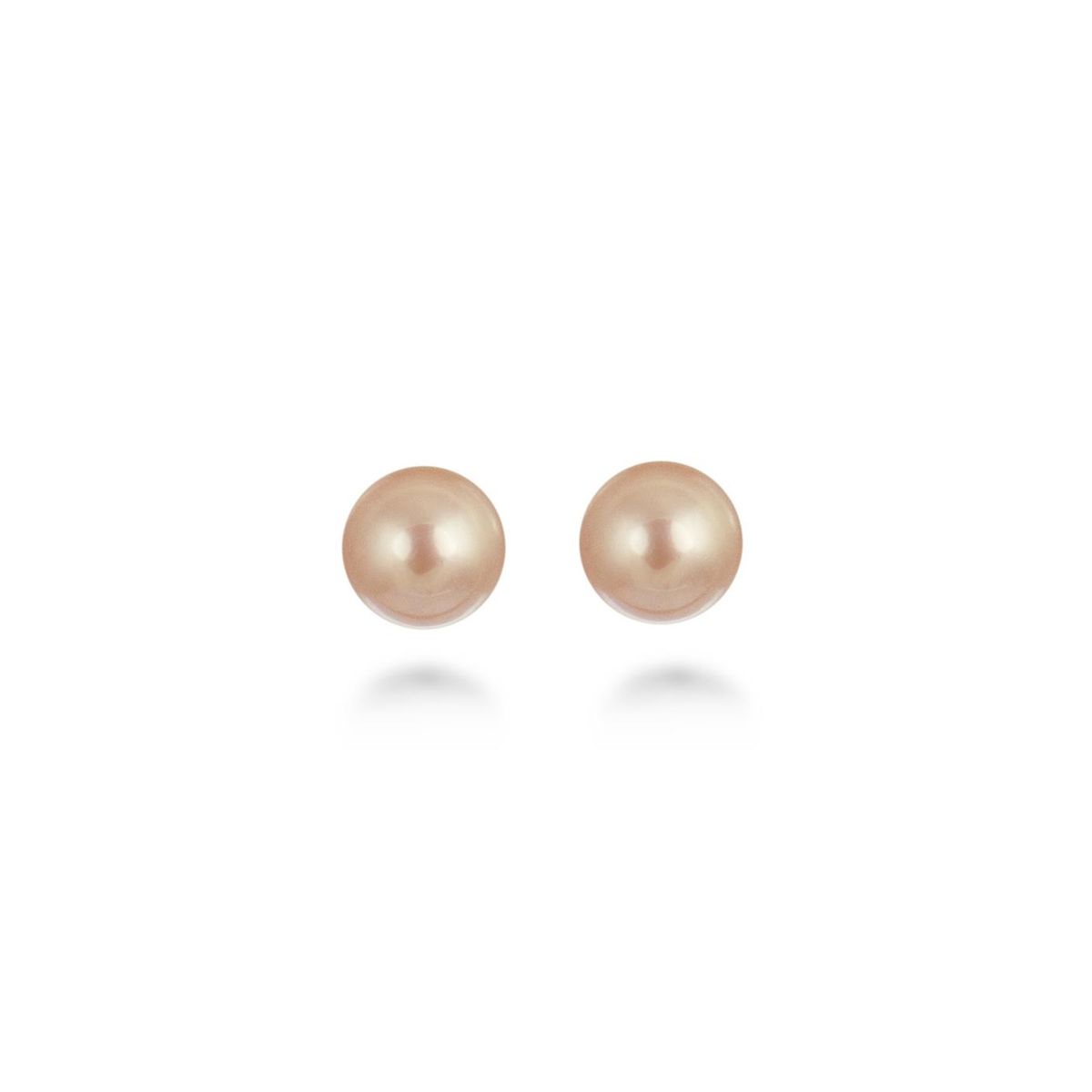Elegante Naturperlen-Ohrstecker