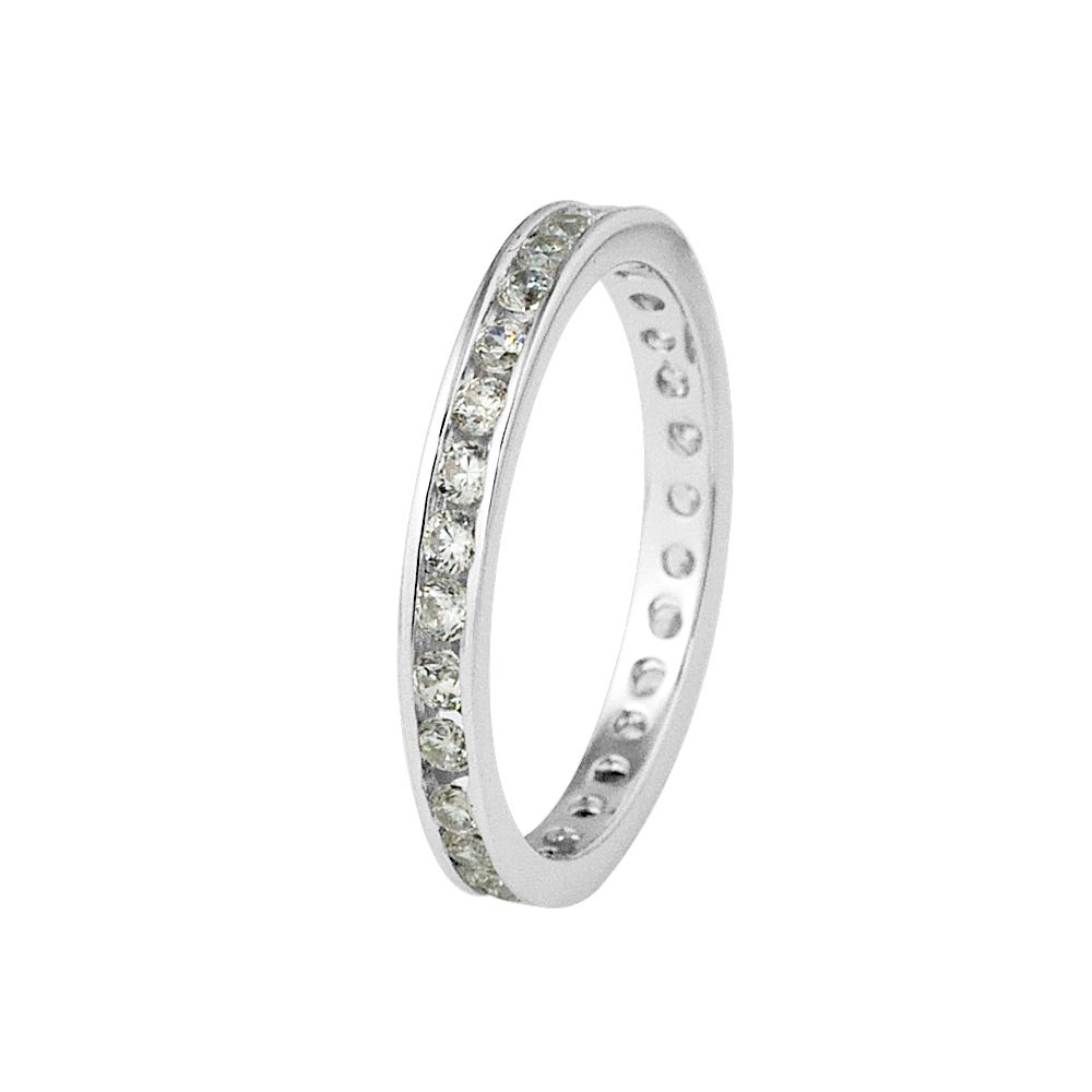 Funkelnder Zirkonia Eternity Ring