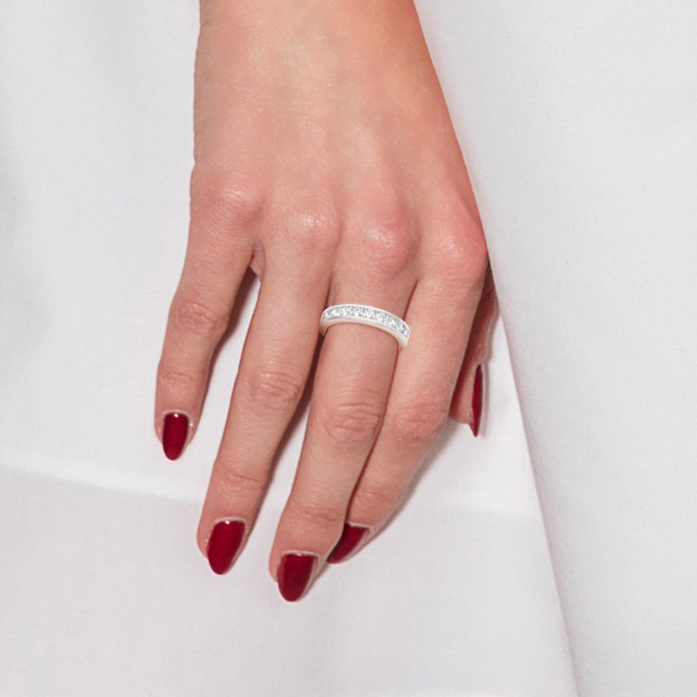 Funkelnder Zirkonia Eternity Ring