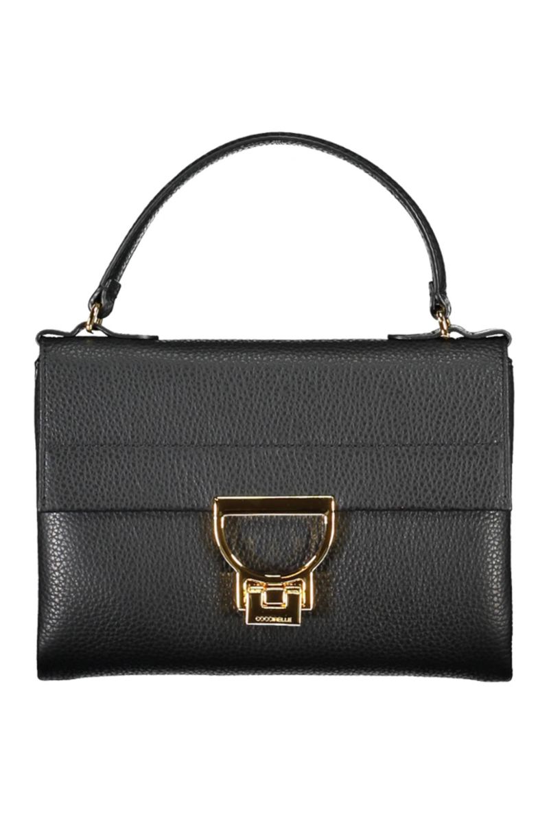 Elegante Henkeltasche aus genarbtem Leder
