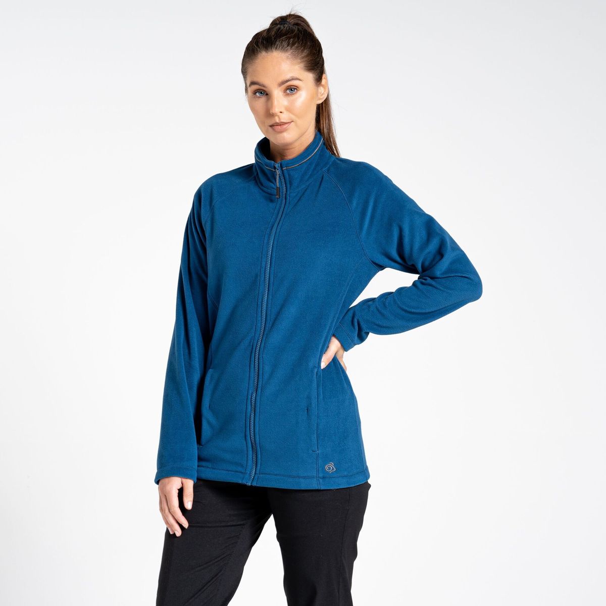 Isolierende Micro-Fleece-Jacke mit Reißverschluss