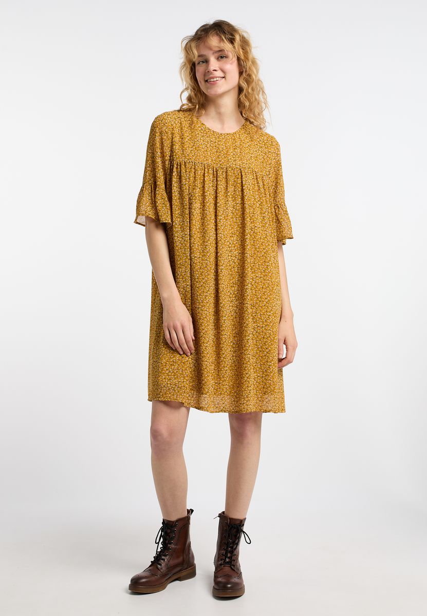 Luftiges Minikleid mit Blumenprint