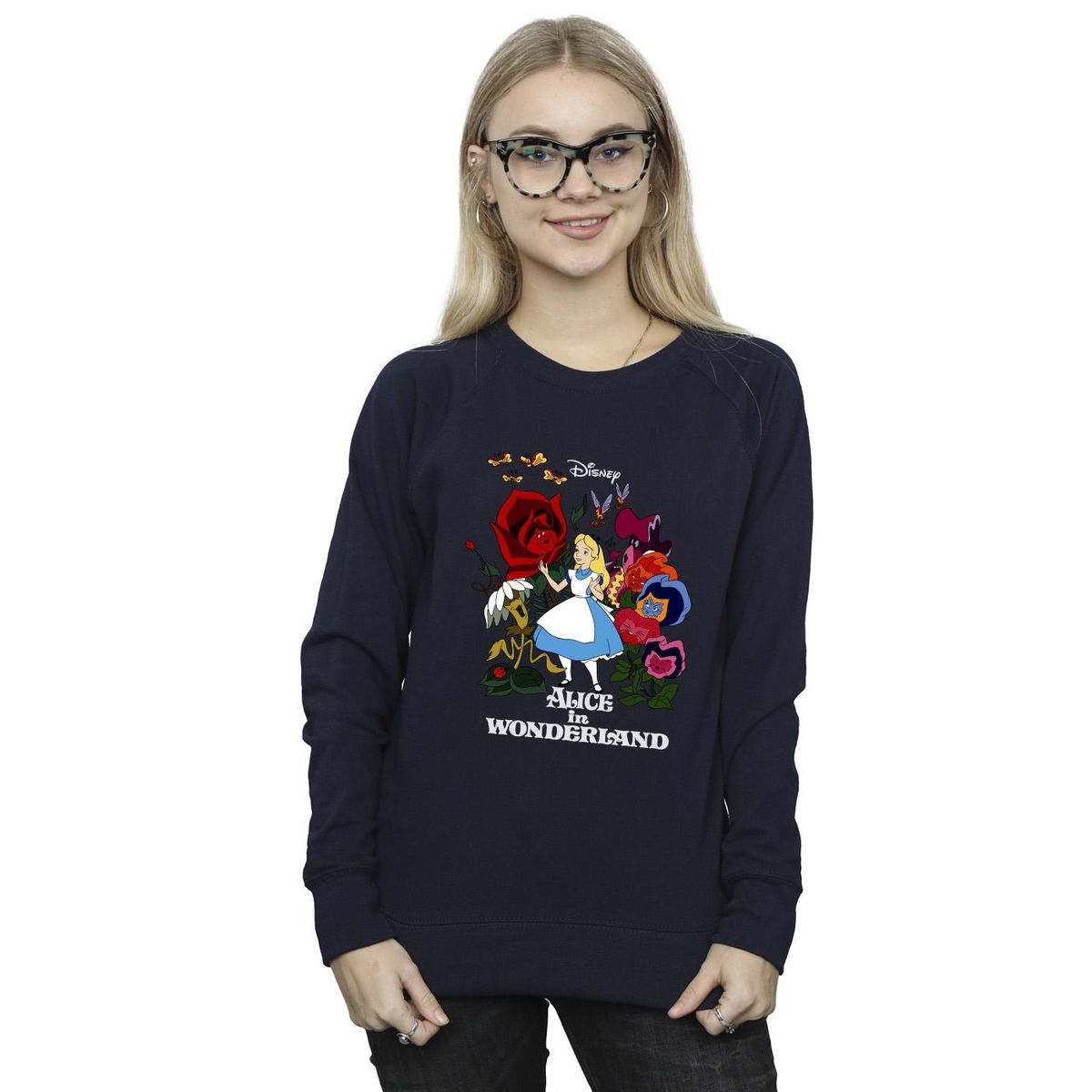 Alice im Wunderland Grafik-Sweatshirt