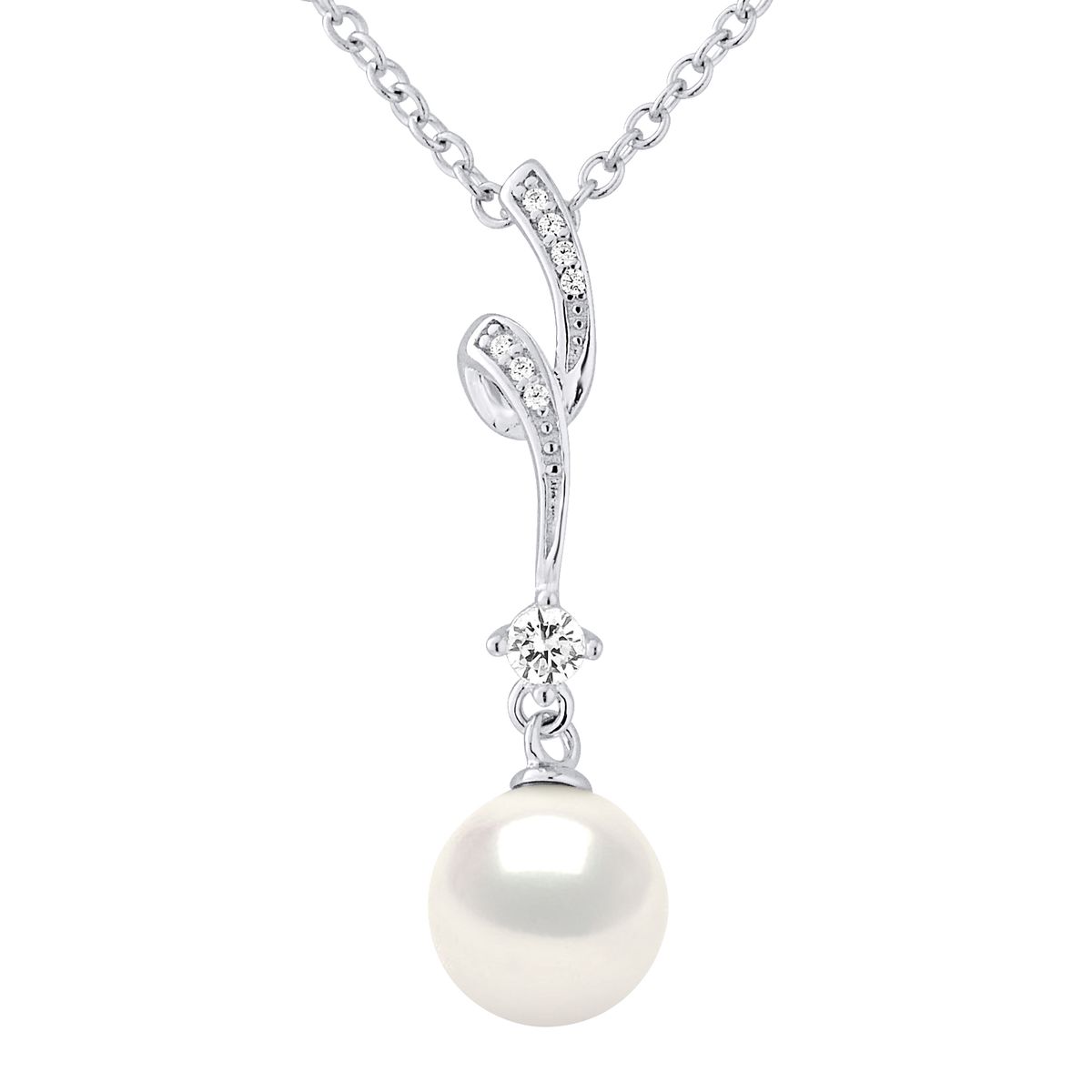 Lariat-Halskette mit Mond und Stern