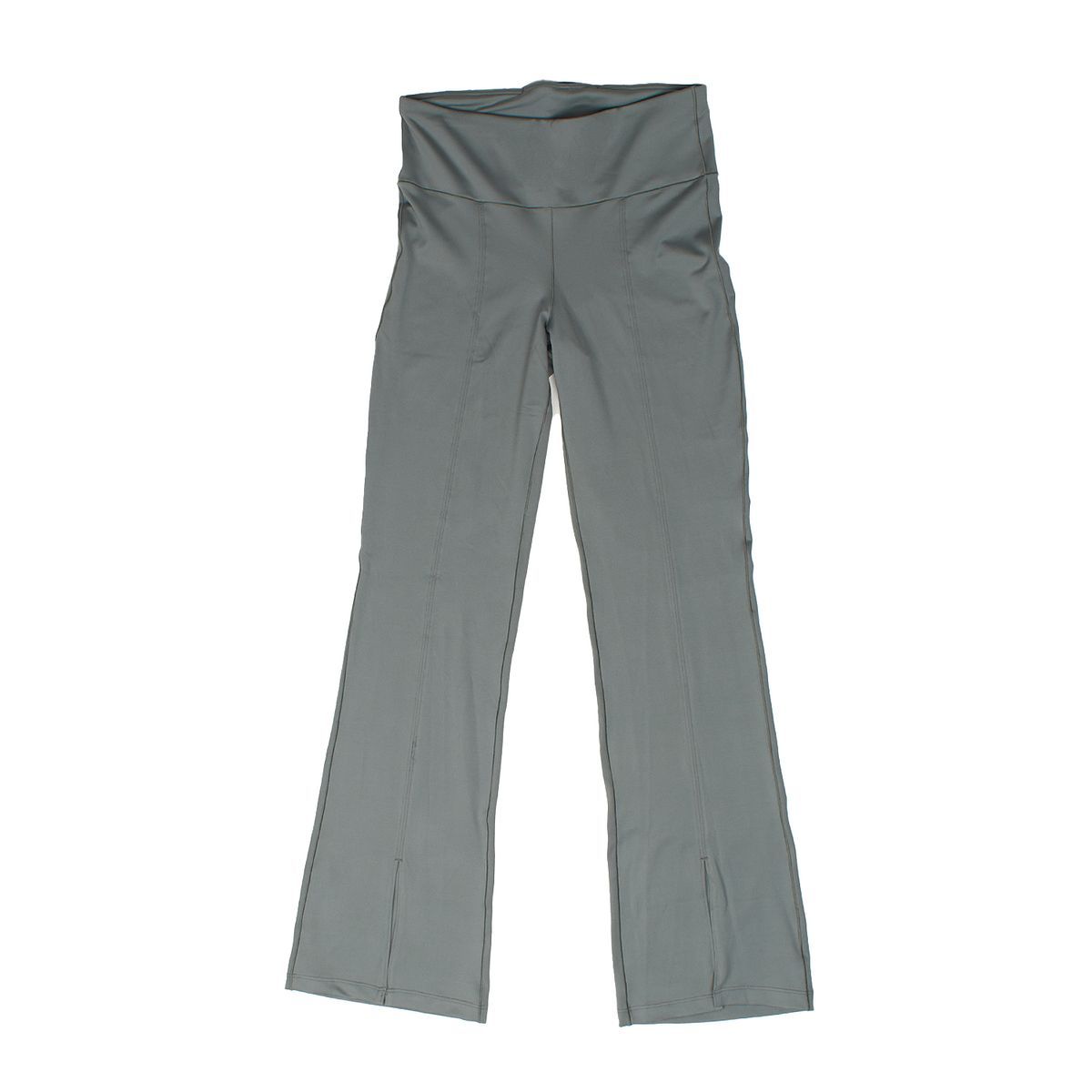 Hochtaillierte ausgestellte Yoga-Leggings